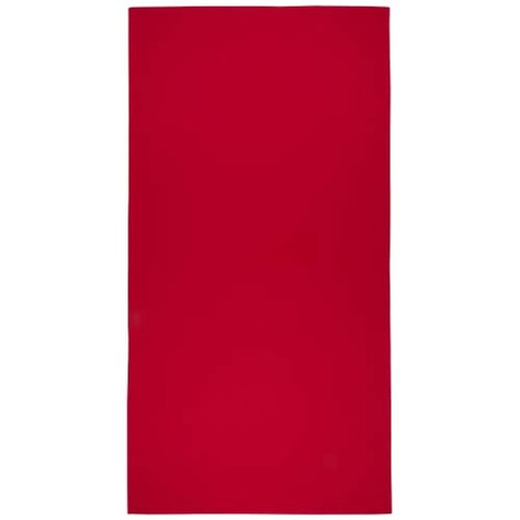 Lucas RPET Sporthandtuch 70 × 140 cm, rot bedrucken, Art.-Nr. 11350321