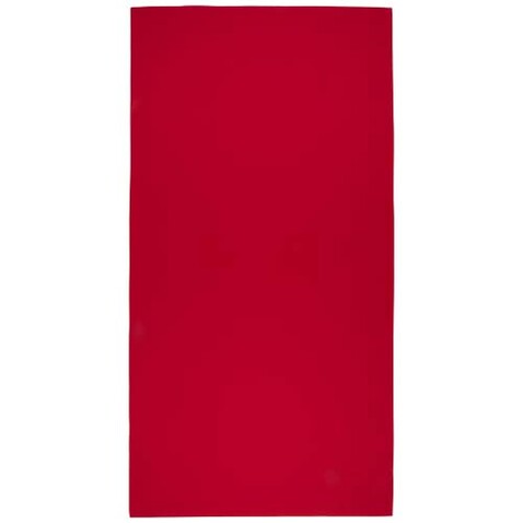 Lucas RPET Sporthandtuch 70 × 140 cm, rot bedrucken, Art.-Nr. 11350321