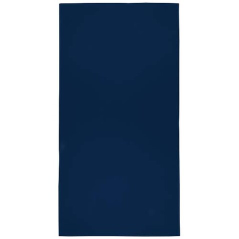 Lucas RPET Sporthandtuch 70 × 140 cm, navy bedrucken, Art.-Nr. 11350355