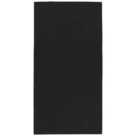 Lucas RPET Sporthandtuch 70 × 140 cm, schwarz bedrucken, Art.-Nr. 11350390