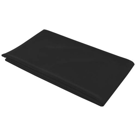 Lucas RPET Sporthandtuch 70 × 140 cm, schwarz bedrucken, Art.-Nr. 11350390