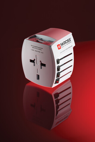 SKROSS MUV USB ( 1 USB-C 1 USB-A) weiß bedrucken, Art.-Nr. RB1.302962