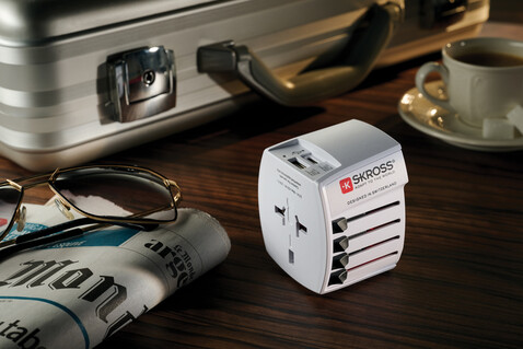 SKROSS MUV USB ( 1 USB-C 1 USB-A) weiß bedrucken, Art.-Nr. RB1.302962