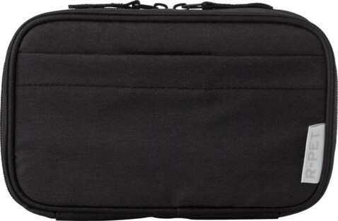 rPEt 300D Polyester Reisetasche Calix – Schwarz bedrucken, Art.-Nr. 001999999_1041605