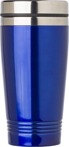 Trinkbecher aus Edelstahl (450 ml) Velma – Blau bedrucken, Art.-Nr. 005999999_709939