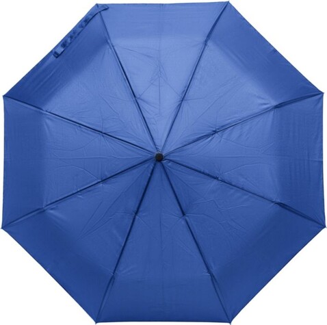 Regenschirm aus Pongee-Seide Conrad – Blau bedrucken, Art.-Nr. 005999999_8891