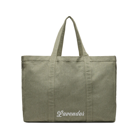VINGA Hilo AWARE™ Maxi-Tasche aus recyceltem Canvas grün bedrucken, Art.-Nr. V762017