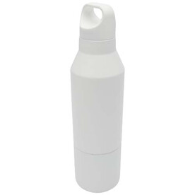 Odessy 600 ml Isolierflasche und 300 ml Becher aus RCS recyceltem Edelstahl, weiss bedrucken, Art.-Nr. 10084001 Odessy 600 ml Isolierflasche und 300 ml Becher aus RCS recyceltem Edelstahl, weiss bedrucken, Art.-Nr. 10084001