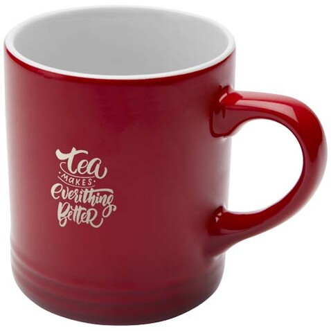 Laguna Keramiktasse 330 ml, rot bedrucken, Art.-Nr. 10084321