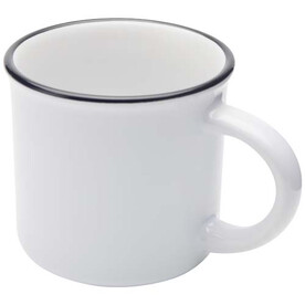 Bari Keramiktasse 240 ml, weiss bedrucken, Art.-Nr. 10084401