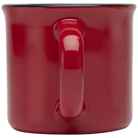 Bari Keramiktasse 240 ml, rot bedrucken, Art.-Nr. 10084421