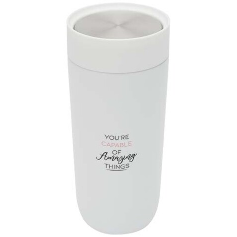 Camden 350 ml RCS-zertifizierter Becher aus Edelstahl, weiss bedrucken, Art.-Nr. 10084901