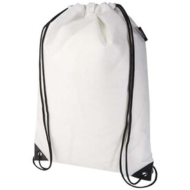 Evergreen Sportbeutel aus recyceltem GRS Non Woven 5 L, weiss bedrucken, Art.-Nr. 13008001
