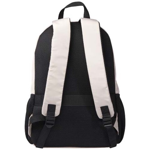 Trend Plus 15&quot; Laptop-Rucksack aus recyceltem GRS-Material 20 L, Oatmeal bedrucken, Art.-Nr. 13008607