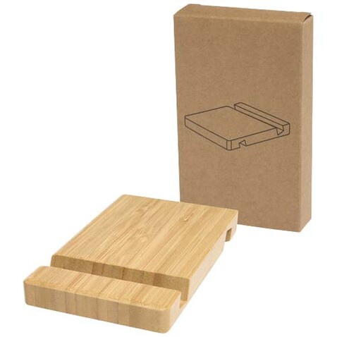 Bubup Bambus 2-winklige Tablet- und Smartphonehalterung, holz bedrucken, Art.-Nr. 10460371
