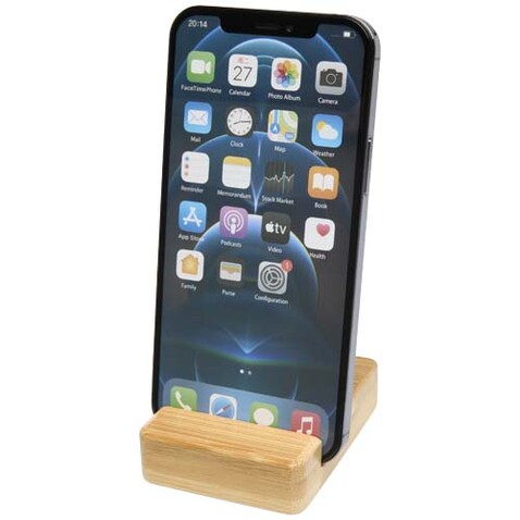Ebla Smartphonehalterung aus Bambus, holz bedrucken, Art.-Nr. 10460471