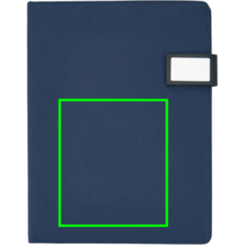Basic Tech Portfolio blau, schwarz bedrucken, Art.-Nr. P772.105