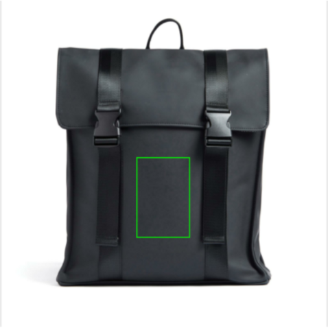 VINGA Baltimore Rucksack schwarz bedrucken, Art.-Nr. 500119