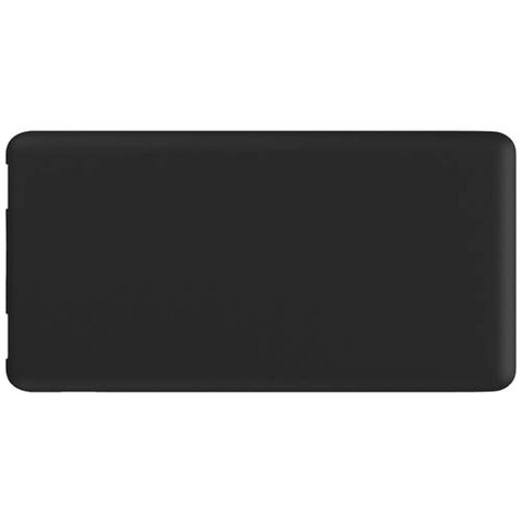 SCX.design P30 8000 mAh Solar Powerbank mit Leuchtlogo, schwarz bedrucken, Art.-Nr. 2PX02190