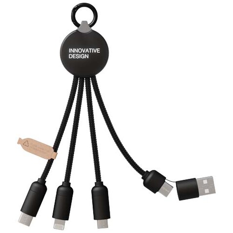 SCX.design C14 20W 5-in-1 Ladekabel, schwarz bedrucken, Art.-Nr. 2PX17990