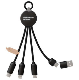 SCX.design C14 20W 5-in-1 Ladekabel, schwarz bedrucken, Art.-Nr. 2PX17990