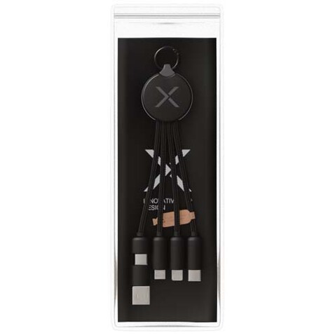SCX.design C14 20W 5-in-1 Ladekabel, schwarz bedrucken, Art.-Nr. 2PX17990