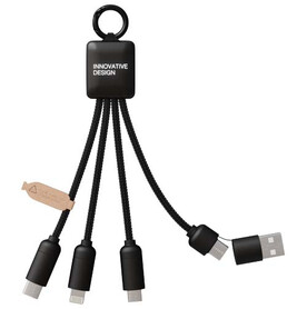 SCX.design C13 20W 5-in-1 Ladekabel, schwarz bedrucken, Art.-Nr. 2PX18190