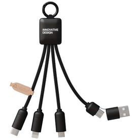 SCX.design C13 20W 5-in-1 Ladekabel, schwarz bedrucken, Art.-Nr. 2PX18190 SCX.design C13 20W 5-in-1 Ladekabel, schwarz bedrucken, Art.-Nr. 2PX18190