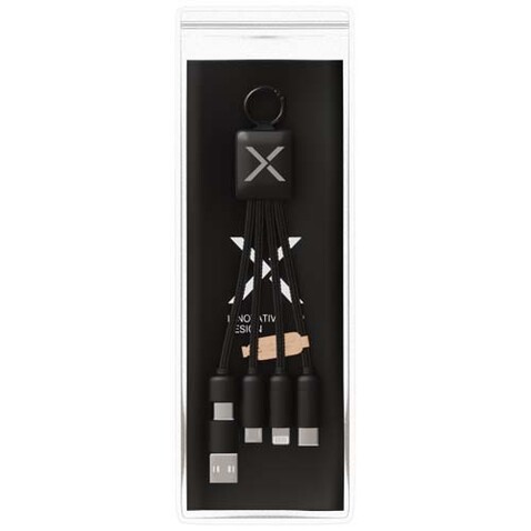 SCX.design C13 20W 5-in-1 Ladekabel, schwarz bedrucken, Art.-Nr. 2PX18190