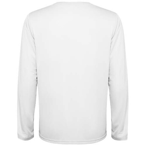 Estoril Langarm-Shirt für Kinder, weiss bedrucken, Art.-Nr. K04321ZM