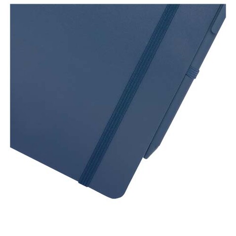 Thalaasa A5 Hardcover Notizbuch mit Kugelschreiber (schwarze Mine), Ozeanblau bedrucken, Art.-Nr. 10790151