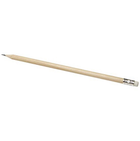 Graffo Bleistift mit Radiergummi, natur bedrucken, Art.-Nr. 10799006