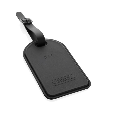 Globetrack RCS rPolyester Anhänger mit weltweiter Ortung schwarz bedrucken, Art.-Nr. P301.5501