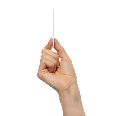 Findit RCS rABS wiederaufladbare Ultra-Thin Tracker-Karte weiß bedrucken, Art.-Nr. P301.5803