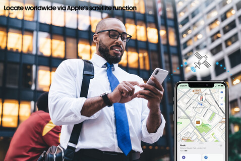 Findit RCS rABS wiederaufladbare Ultra-Thin Tracker-Karte weiß bedrucken, Art.-Nr. P301.5803