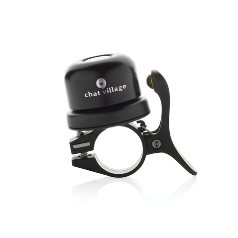 Pedalfinder Fahrradklingel mit weltweiter Ortung schwarz bedrucken, Art.-Nr. P301.6101