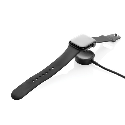 Terra RCS rPET 6-in-1-Ladekabel mit Uhrenladegerät grau bedrucken, Art.-Nr. P302.5902