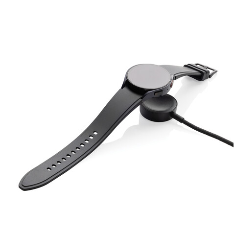 Terra RCS rPET 6-in-1-Ladekabel mit Uhrenladegerät grau bedrucken, Art.-Nr. P302.5902