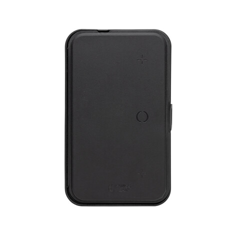 Swiss Peak Travel-Case aus RCS rec. PU mit 3-in-1-Charger schwarz bedrucken, Art.-Nr. P309.0501