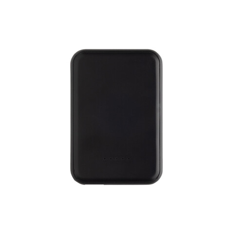 Stellar 5.000mAh 5W magnetische Powerbank aus RCS rec. ABS schwarz bedrucken, Art.-Nr. P322.5901