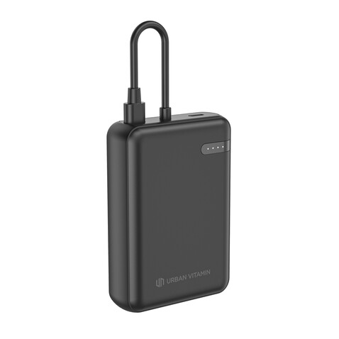 Urban Vitamin Fullerton RCS rec. 10.000 20W PD Powerbank schwarz bedrucken, Art.-Nr. P322.8701