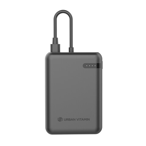 Urban Vitamin Fullerton RCS rec. 10.000 20W PD Powerbank schwarz bedrucken, Art.-Nr. P322.8701