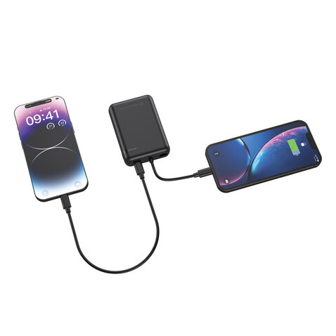 Urban Vitamin Fullerton RCS rec. 10.000 20W PD Powerbank schwarz bedrucken, Art.-Nr. P322.8701