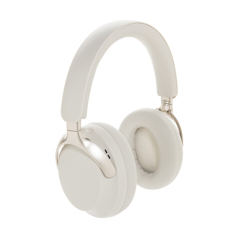 Soundpro ANC Kopfhörer aus RCS rec. Kunststoff weiß bedrucken, Art.-Nr. P331.1123
