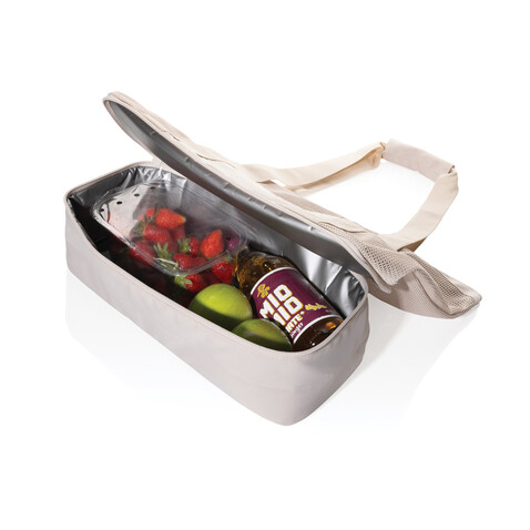 Iqlo Aware™ RPET 2-in-1 Kühltasche beige bedrucken, Art.-Nr. P422.4919