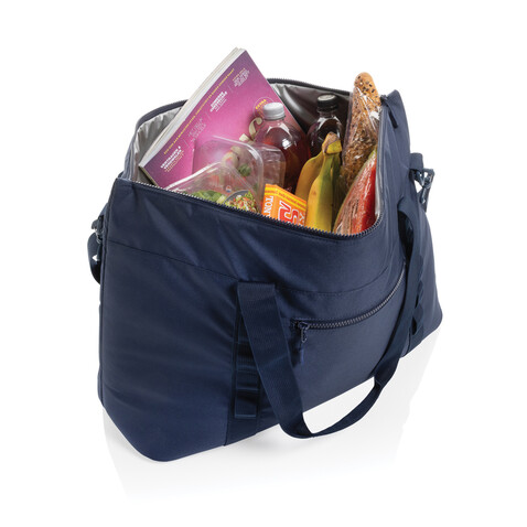 Sonny Aware™ RPET XL Kühltasche navy blau bedrucken, Art.-Nr. P422.5425
