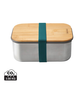 Black+Blum Stainless Steel Sandwich Box groß turkis bedrucken, Art.-Nr. P439.0133