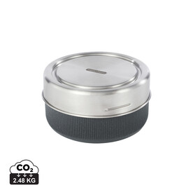 Black+Blum Glass Lunch Bowl 750ml silber bedrucken, Art.-Nr. P439.0402