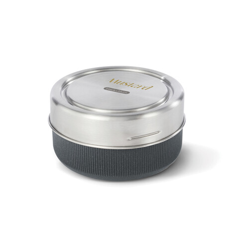 Black+Blum Glass Lunch Bowl 750ml silber bedrucken, Art.-Nr. P439.0402