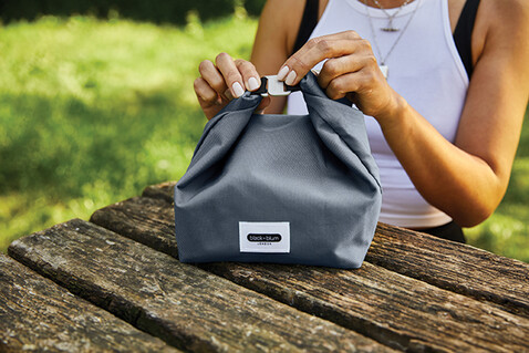 Black+Blum Lunch Bag silber bedrucken, Art.-Nr. P439.0602